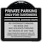 Signmission Only for Customers During Normal Business Hours No Overnight Parking No Trucks at Any, BS-1818-23519 A-DES-BS-1818-23519 - alternate 1